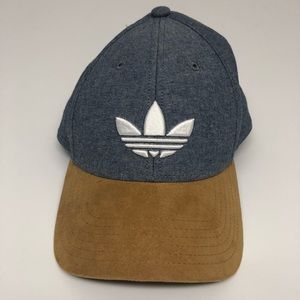 Adidas Snapback Hat Blue & Tan